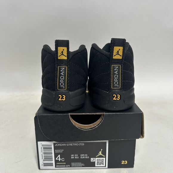 Nike Air Jordan 12 Retro TD “Black Taxi” 2024 - Picture 4 of 5